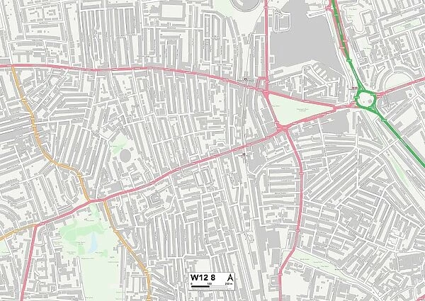 Hammersmith and Fulham W12 8 Map