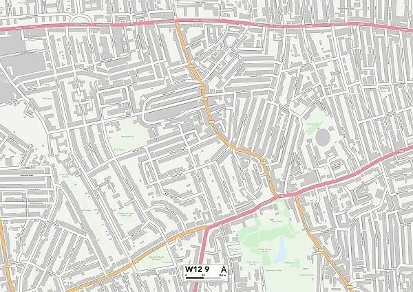 Hammersmith and Fulham W12 9 Map