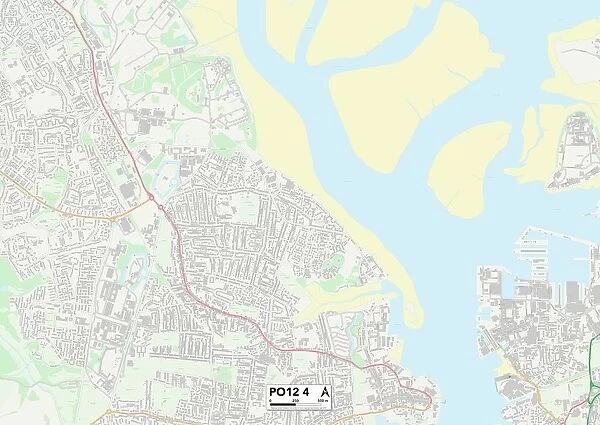 Hampshire PO12 4 Map