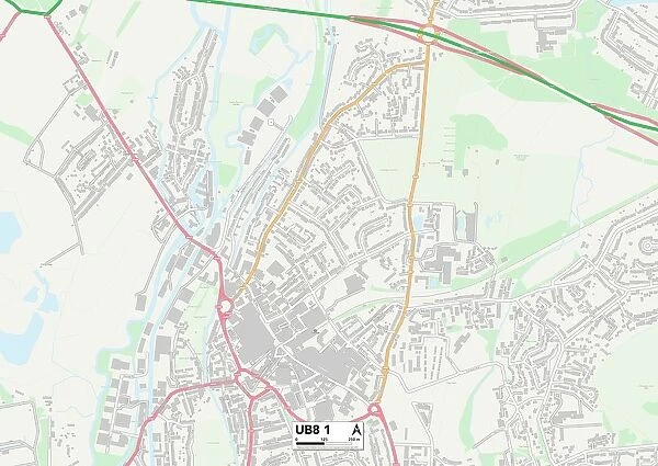Hillingdon UB8 1 Map