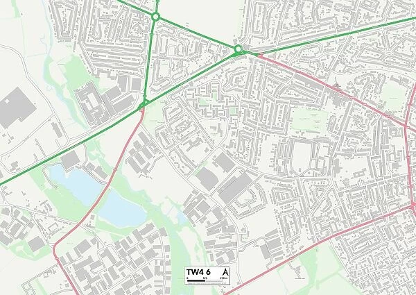 Hounslow TW4 6 Map
