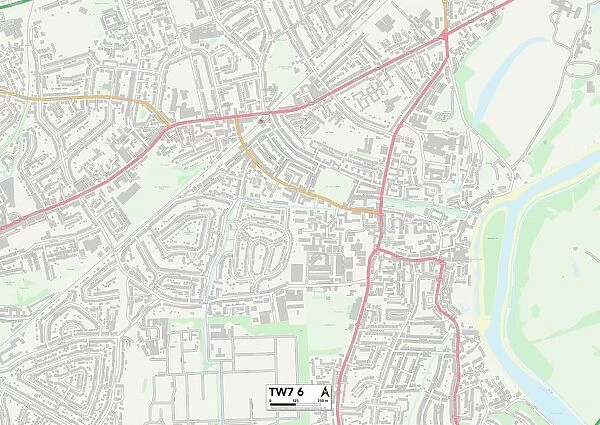 Hounslow TW7 6 Map