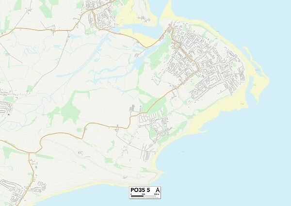 Isle of Wight PO35 5 Map