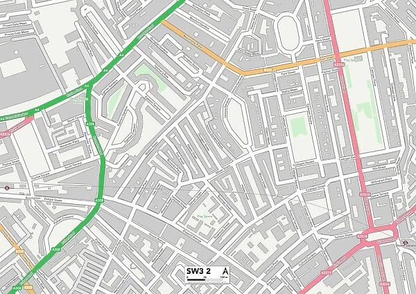 Kensington and Chelsea SW3 2 Map
