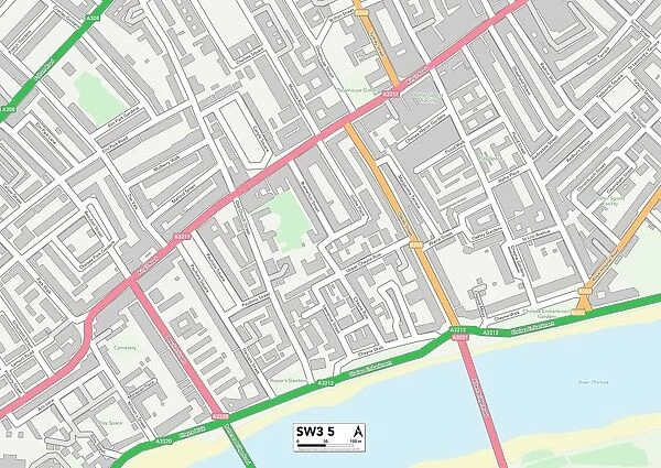 Kensington and Chelsea SW3 5 Map