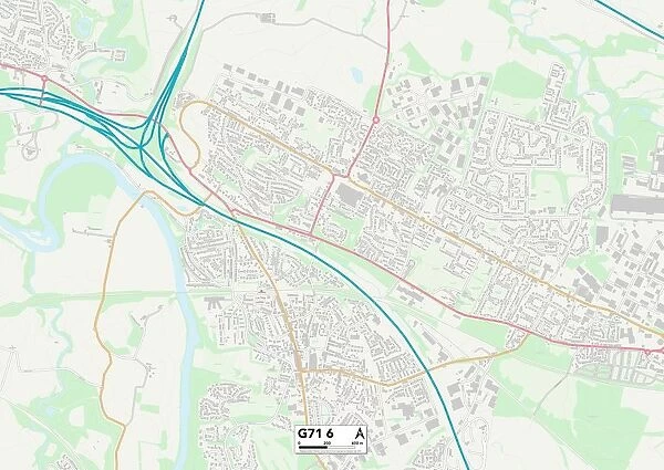 Lanarkshire G71 6 Map