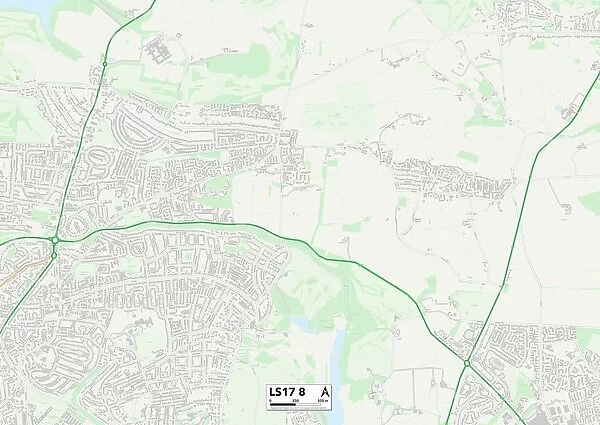 Leeds LS17 8 Map