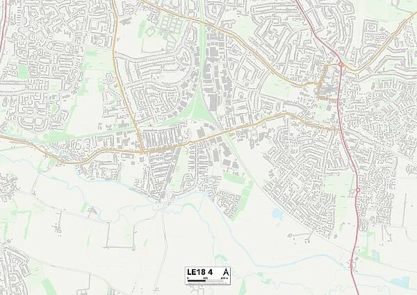 Leicester LE18 4 Map