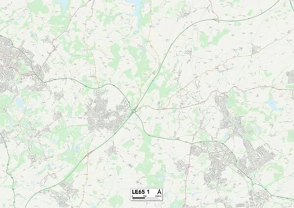 Leicester LE65 1 Map