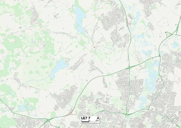 Leicester LE7 7 Map
