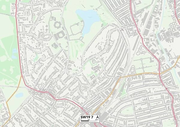 Merton SW19 7 Map