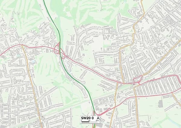 Merton SW20 0 Map