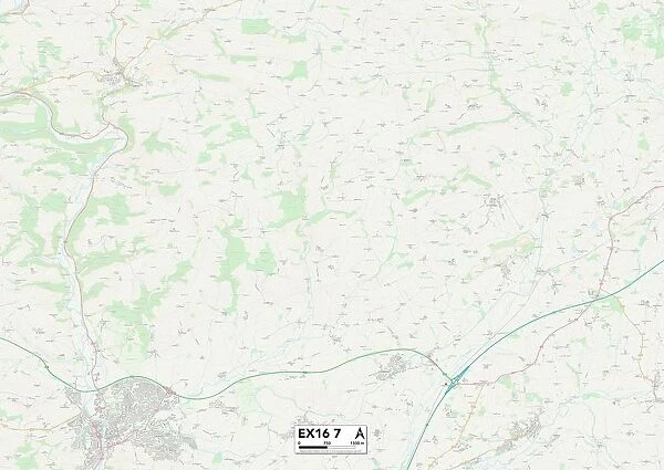 Mid Devon EX16 7 Map