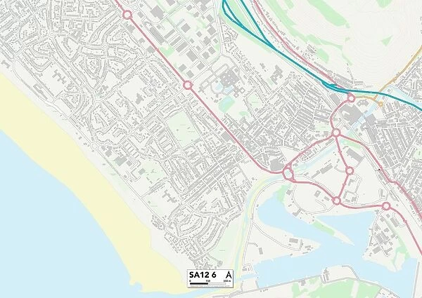 Neath Port Talbot SA12 6 Map