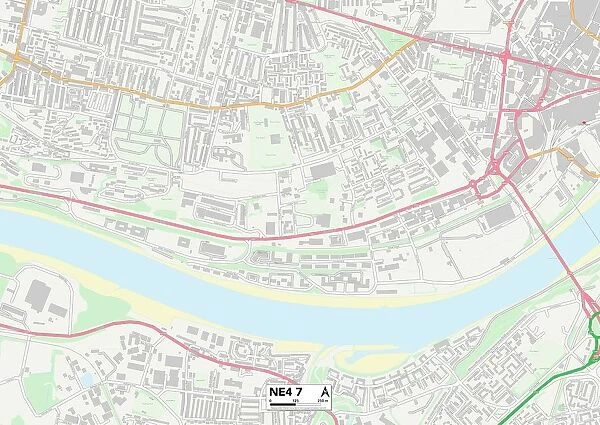 Newcastle NE4 7 Map