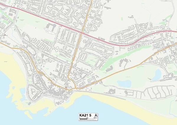 North Ayrshire KA21 5 Map
