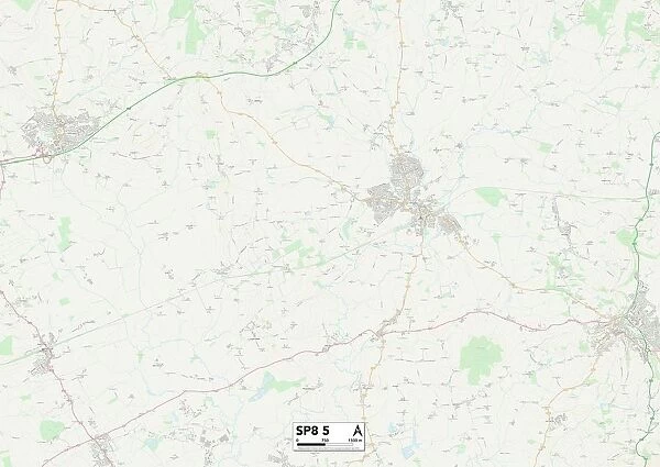 North Dorset SP8 5 Map