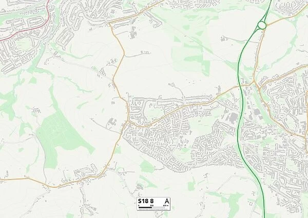 North East Derbyshire S18 8 Map