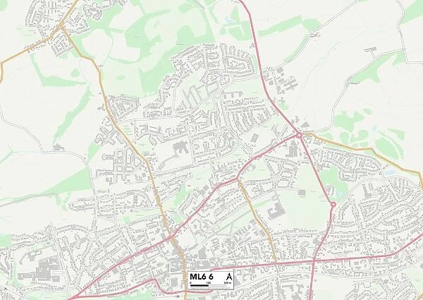 North Lanarkshire ML6 6 Map