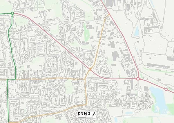 North Lincolnshire DN16 2 Map