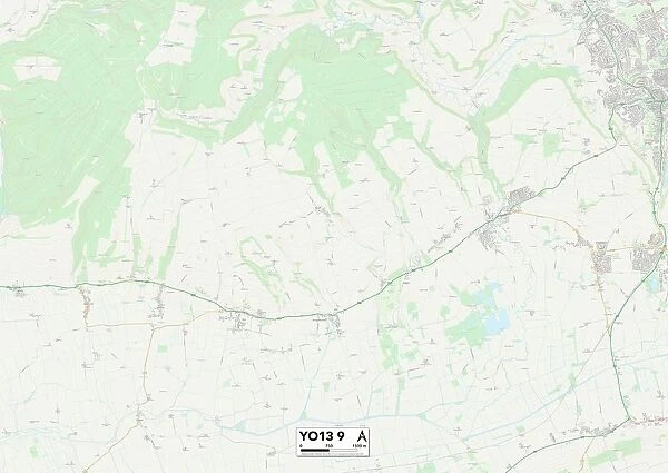 North Yorkshire YO13 9 Map