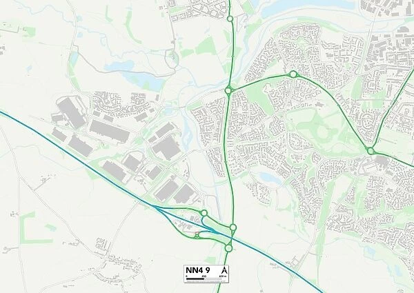 Northampton NN4 9 Map