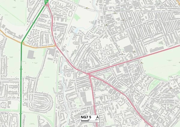 Nottingham NG7 5 Map