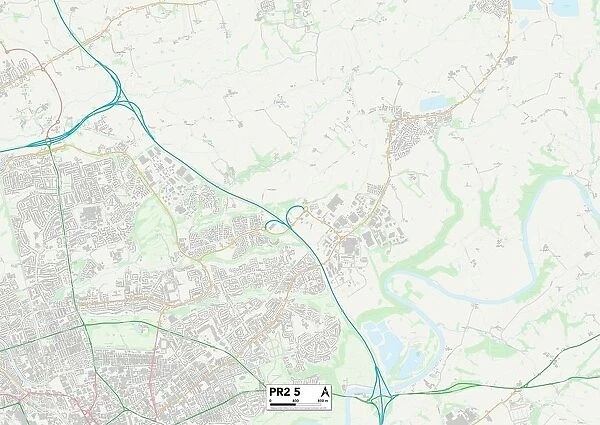 Preston PR2 5 Map