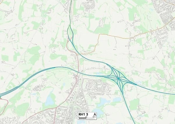Reigate and Banstead RH1 3 Map