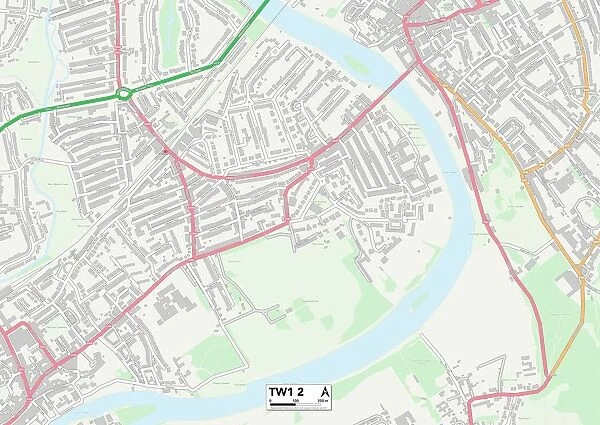 Richmond upon Thames TW1 2 Map
