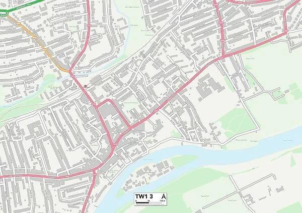 Richmond upon Thames TW1 3 Map