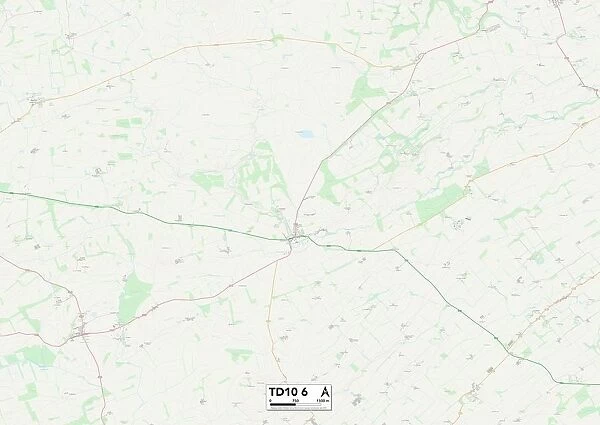 Scottish Borders TD10 6 Map