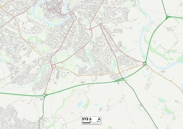 Shropshire SY2 6 Map