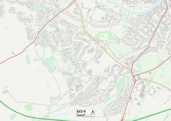 Shropshire SY3 9 Map