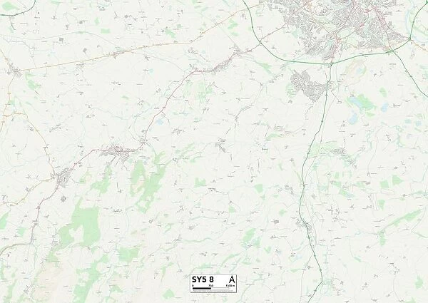 Shropshire SY5 8 Map
