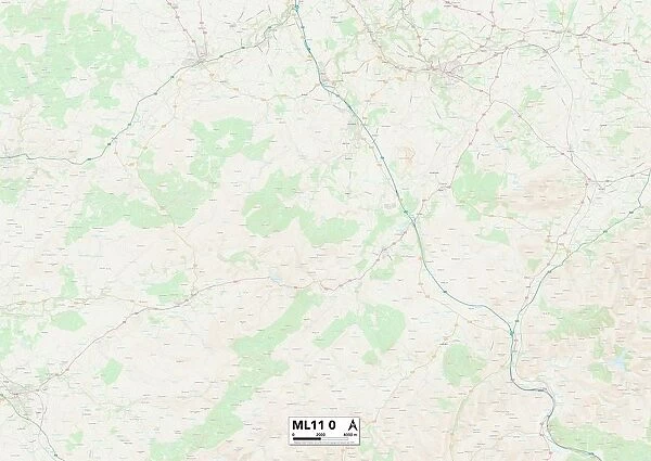 South Lanarkshire ML11 0 Map