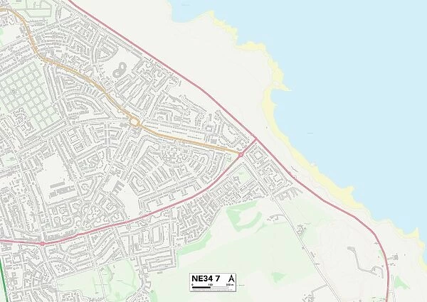 South Tyneside NE34 7 Map