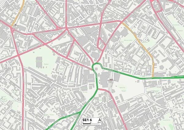 Southwark SE1 6 Map