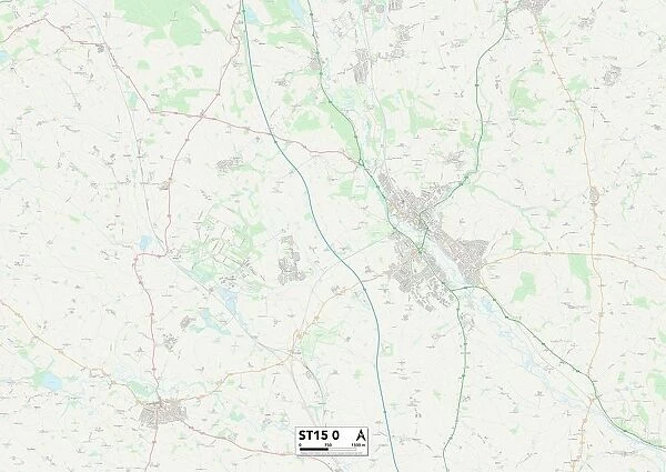 Staffordshire ST15 0 Map