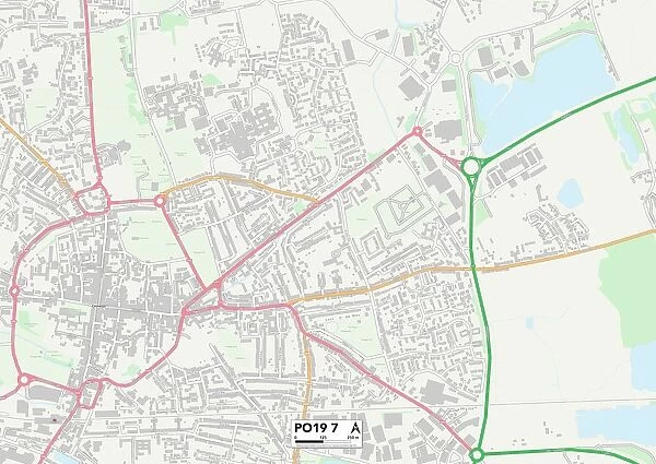 Sussex PO19 7 Map