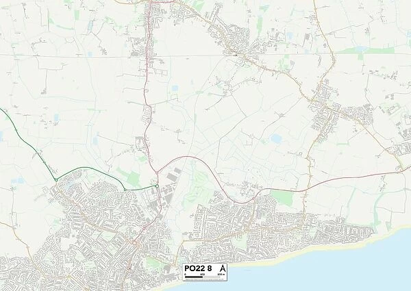 Sussex PO22 8 Map