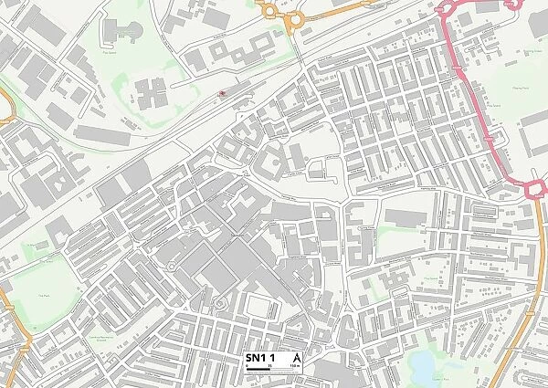 Swindon SN1 1 Map