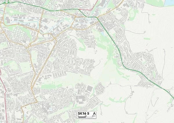 Tameside SK16 5 Map