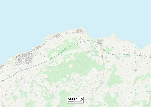 UK Maps, AB Aberdeen, AB56 4