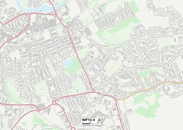 Wakefield WF10 4 Map