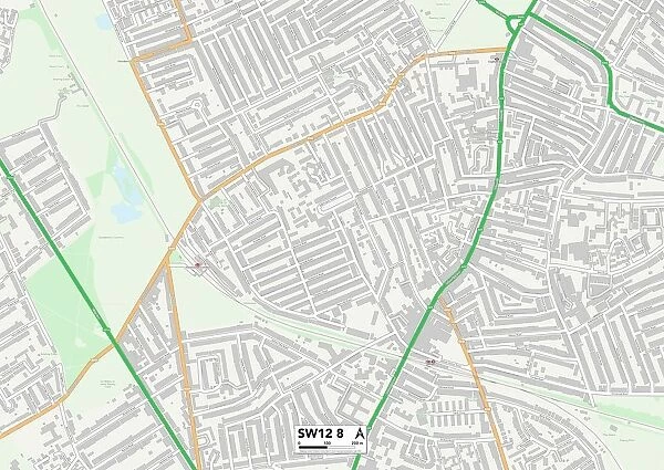 Wandsworth SW12 8 Map