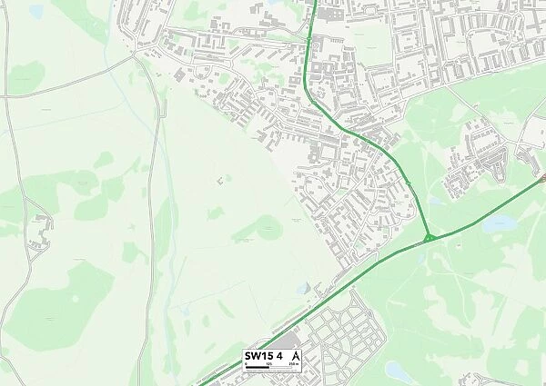 Wandsworth SW15 4 Map