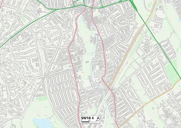 Wandsworth SW18 4 Map