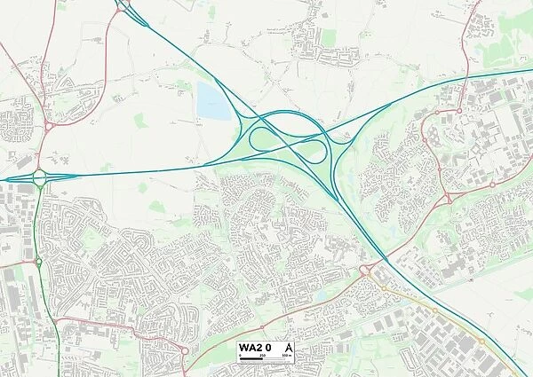 Warrington WA2 0 Map