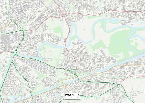 Warrington WA4 1 Map